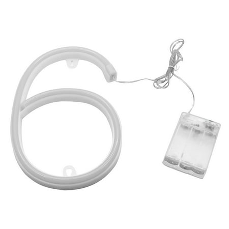 

LED Letter Lights Light Up Plastic Letters Standing Hanging Warm Wihte Light