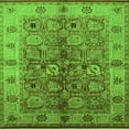 thumbnail image 1 of Ahgly Company Indoor Square Oriental Green Industrial Area Rugs, 7' Square, 1 of 4