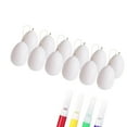 thumbnail image 5 of EHJRE 12Pcs DIY Easter Eggs Blank White Easter Eggs for Kindergarten Spring Easter 6cm, 5 of 9