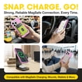 thumbnail image 3 of OtterBox iPhone 15 Pro Max Commuter Series Case - MagSafe Edition - Thin & Tough, Pocket-Friendly, with Port Protection - Wildflower Pink, 3 of 9