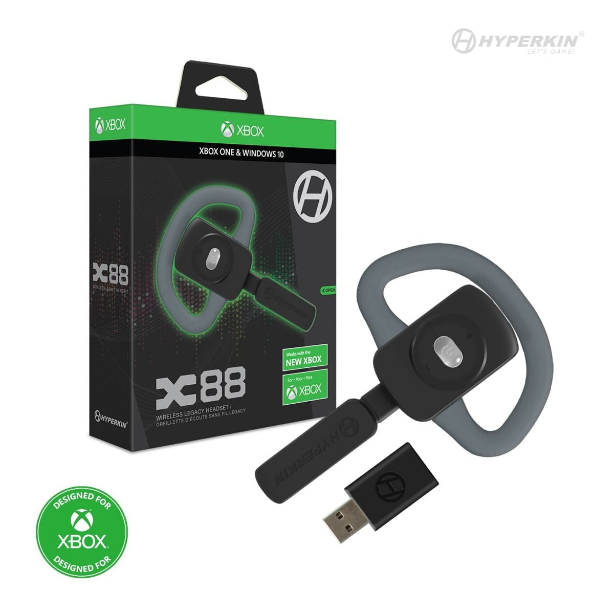 X88 Wireless Legacy Headset For Xbox One/Xbox Series X/Window
