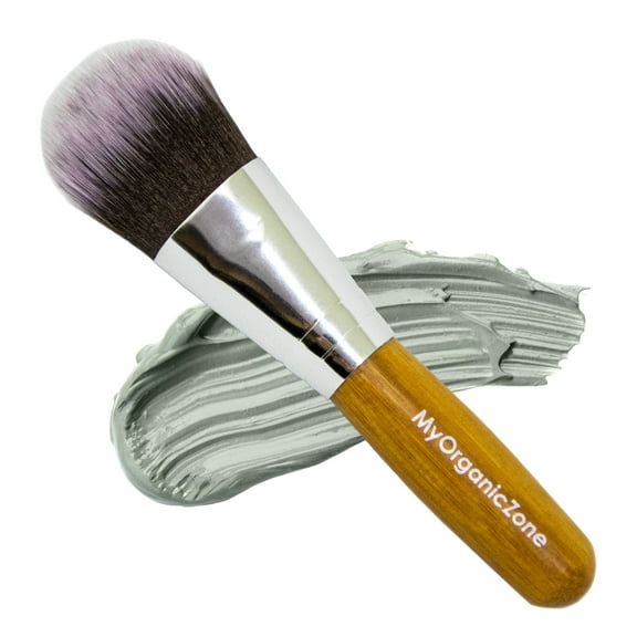 Face Mask Brush - Eco Friendly Bamboo Handle & Smooth, Soft Bristles, Face Applicator to be used with Facial Mud Masks, Peel Offs or Oils (10cm long)