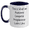 White/Navy, variant on Funny Computer Programmer Gifts from Friends - This Is What An Awesome Computer Programmer Looks Like Two Tone Coffee Mug for Dad's Day