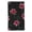 Rose Flower, variant on Rainbow Unicorn Hand Towels for Bathroom Set of 2, Ultra Soft Absorbent Fingertip Towels for Bathroom Beach Kitchen Decorative Spa Gym Face Towel, 23.6x15.7in