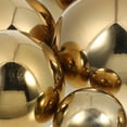 thumbnail image 3 of BESTYASH 6Ud Globos Esféricos Hollow Dorados De Inoxidable Con Espejado Para De, 3 of 7