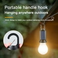 thumbnail image 2 of Hyasfey 1/2/3Pcs Solar Camping Light 3 Modes Adjustable Waterproof USB Rechargeable Super Bright Outdoor Hiking Tent Hanging Bulb Lamp Emergency Lantern, 2 of 7