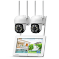 thumbnail image 3 of Toguard SC26 SC42 2K/3MP Wired/Solar Security Camera System Outdoor with 7" Monitor PTZ Dome Surveillance Camera WiFi Wireless Connector, 3 of 10