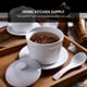 thumbnail image 4 of Tazón de sopa con tapa, olla de cerámica para cocinar al vapor, huevera para cocinar al vapor, bol para servir postres, 4 of 7