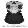 thumbnail image 1 of EstbridgeGhost Face Balaclava Skull Mask Set Skeleton Motorcycle Gator Mask for Men  Outdoor Sports, 1 of 9