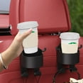 thumbnail image 2 of Car Cup Mount with Hook Storage Shelf Shelves Back Seat Phone Holder for Cars Abs, 2 of 6