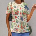 thumbnail image 6 of Various Fruits Women's T-Shirt Short Sleeve T Shirts Tops Tee Ladies Loose T, 6 of 6