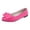 Hot Pink #050, variant on Women's Chic Bow Flat Pumps Pointed Toe Ballet Flats Office Work Business Casual Dress Shoes Comfy No Heel, 38
