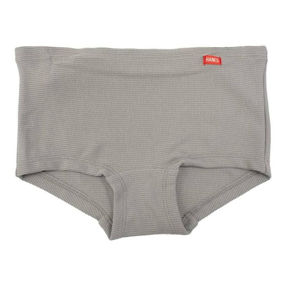 Pantaleta Hanes Para Mujer con Elástico en la cintura y en las Piernas Navy Gris Talla G