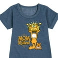 thumbnail image 3 of Garfield - Mother's Day - Mom Rules - Toddler & Youth Girls Fleece Dress, 3 of 5