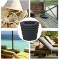 thumbnail image 2 of ShenMo Patio Umbrella Cone Umbrella Wedge Plug for Patio Table Hole Opening 2-2.5 Inch (Black)2pack, 2 of 7