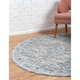 thumbnail image 1 of Unique Loom 3127048 6 x 6 Pi Bouleau Paris Tapis Rond&44; Bleu, 1 of 2