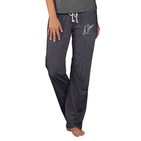 Miami Marlins Concepts Sport Women s Cooperstown Quest Knit Pants – Charcoal