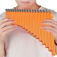 thumbnail image 3 of Flute 18 Pipes Panpipe Music Wind Instrument &Bag for Beginners Student，Gift Idea For Beginner Musician, 3 of 5