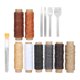 thumbnail image 3 of Kit de costura de cuero de 24 piezas, herramientas de reparación de cincel de punta de hilo, juego de manualidades hechas a mano DIY, 3 of 12