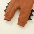 thumbnail image 4 of QISIWOLE Toddler Kids Baby Autumn Dinosaur Shape Romper Long Sleeve Jumpsuit Sales !, 4 of 9