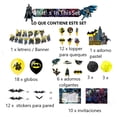 thumbnail image 2 of Globos decorativos para cumpleaños alusivos a Batman, 2 of 9