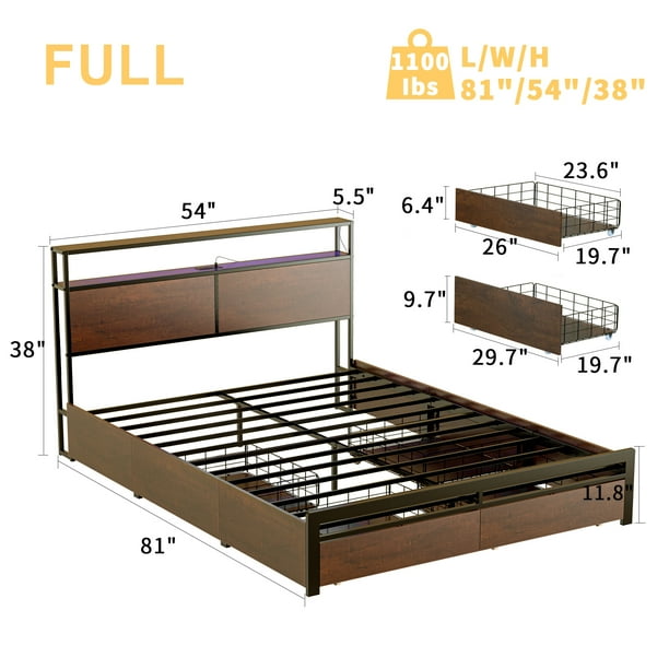 Crate and barrel bowery storage bed deals