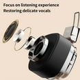 thumbnail image 6 of Christmas Clearance Holiday Deals! QTOCIO Wireless Bluetooth Headset, Retro Style Wireless Bluetooth 5.3 Subwoofer Headphones, Silver, 6 of 9