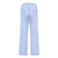 thumbnail image 4 of Domuza Linen Pants for Men Yoga Beach Loose Fit Casual Elastic Waist Drawstring Summer Stylish Trousers with Pockets Light Blue 4XL, 4 of 4