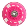 thumbnail image 2 of Splihome 2 Pcs Roues de Trottinette 80Mm Led Flash Remplacement Roues Patins à Roulettes Rose, 2 of 7