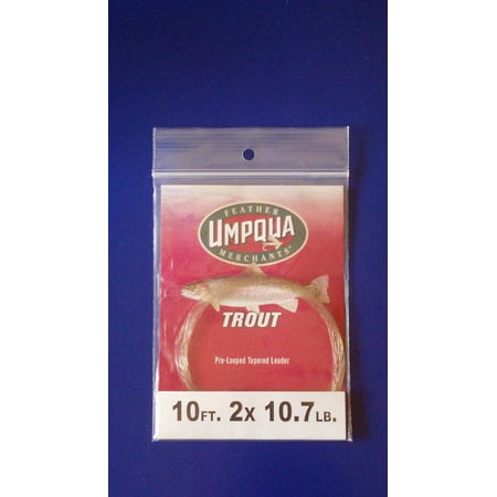 Umpqua Fly Fishing Trout Tapered 10' Leader - Fly (Best Fly Fishing Setup For Trout)