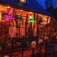 thumbnail image 2 of Guirnalda de luces de Halloween LzGUNGY con sombrero de bruja 36 luces con energía solar, 2 of 5