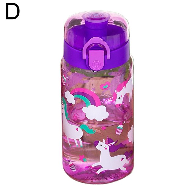 550ml Cartoon Pattern Children's Plastic Cup - Safe, Durable, and Fun