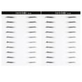 thumbnail image 3 of LEEYNEER 3 PCS Eyebrow Pencil Hair-like Simulation Stick-on Eyebrows, 3 of 8