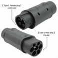 thumbnail image 3 of Sae Adaptor Iec 62196 2 To J1772 Type 1 Electric Cars Charging Ev Vehicle Charger One Side Connecto p20241126889, 3 of 5