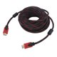 thumbnail image 1 of Cable de interfaz multimedia HD 1.4, 1080P, Plug and Play, sonido HD, video, cable para PC, TV, decodificador, 49,2 pies, 1 of 15