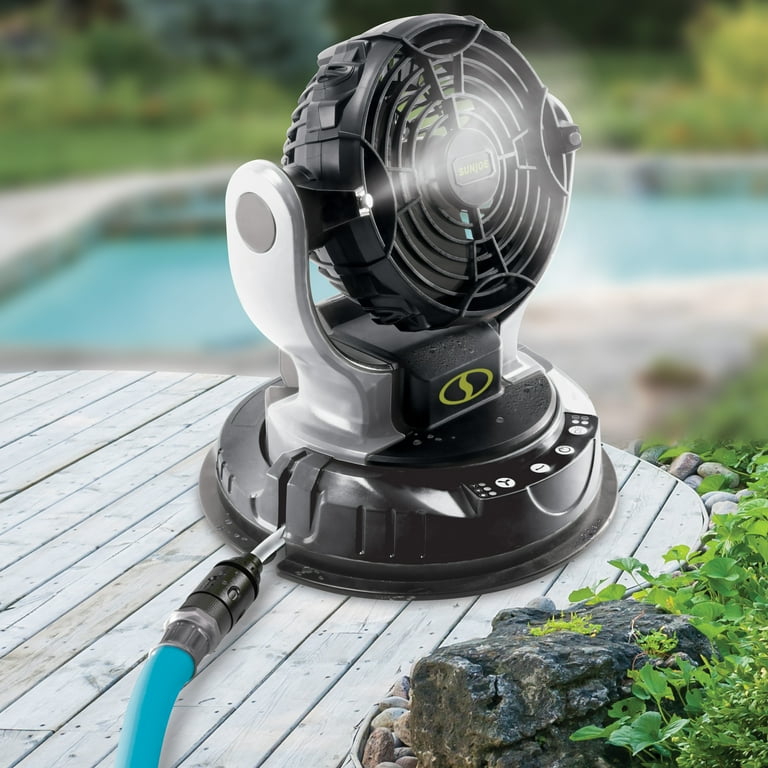 24V プレミアムHIGH POWER FAN & BATTERYセット19 Sun Joe 24 Volt IONMAX Cordless Misting Fan Kit with 6 Gallon