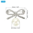 thumbnail image 2 of Uxcell Safety Decorative Pin Brooch Clip, 2Pcs Anti Exposure, 2 of 5