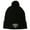 Black, variant on Small Diamond Embroidered Pom Beanie - Dk Grey OSFM