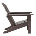 thumbnail image 5 of Portside Classic Outdoor Adirondack Chair (Set of 4) in Dark Brown, 5 of 8