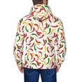thumbnail image 5 of Zip Up Hoodies for Men - bell Pepper colorful Long Sleeve Comfrt Men'S Fashion Hoodies & Sweatshirts, Jackets for Men Hoodies Pullover Clothing Clothes with Pouch, 5 of 5