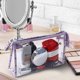 thumbnail image 3 of Bolsa de maquillaje transparente NQ PVC impermeable para mujer viaje almacenamiento vacaciones, 3 of 5