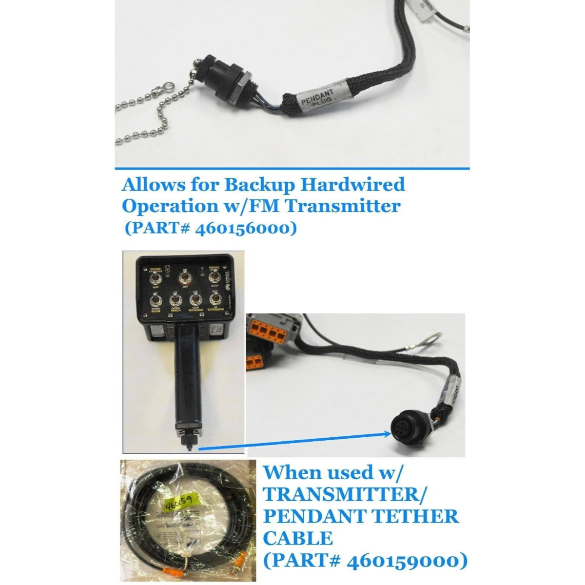 Auto Crane 361102000, Main Wiring Harness (OMNEX R60 I/O CABLE)