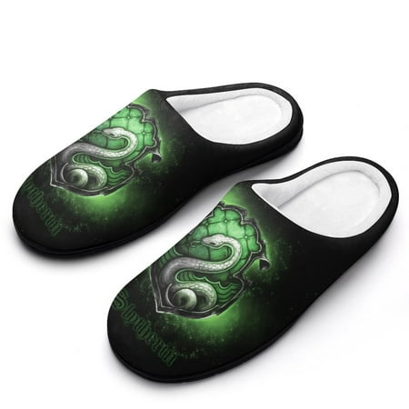 

Mens Cozy Slippers Harry Potter Warm Soft Plush Slipper Slip-on House Shoes for Home Indoor Outdoor