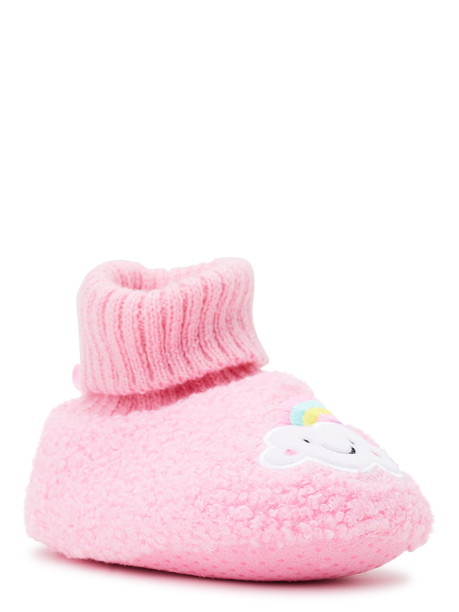 Wonder Nation Baby Girl Rainbow Slipper, Sizes 2-6