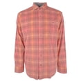 thumbnail image 4 of Men's Long Sleeve Coastline Cord Redwood Check Camp Shirt Medium, 4 of 5