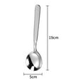 thumbnail image 2 of Cucharas de sopa Premium de 4 piezas, cucharas redondas de acero inoxidable, juego de cucharas redondas y profundas de peso pesado, juego de cubiertos, 2 of 5