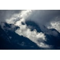 thumbnail image 2 of Souders, Paul 18x13 White Modern Wood Framed Museum Art Print Titled - Alaska-Tracy Arm-Fords Terror Wilderness-Morning sun lights mist swirling in mountains, 2 of 4