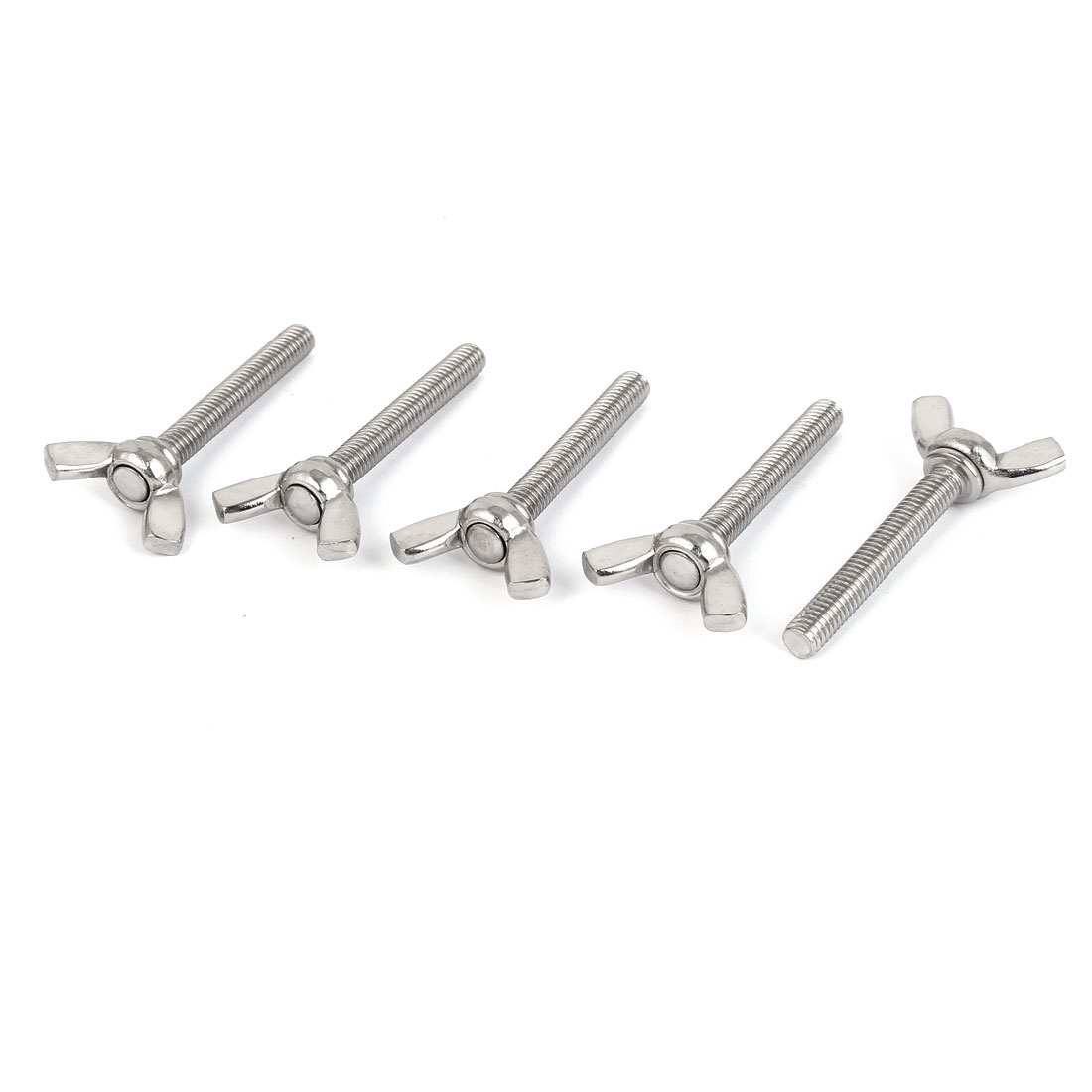 Produktbild von Flügelschrauben Sortiment M3-M10 – Edelstahl 304, Handbetätigung, 6-55 Mm Länge