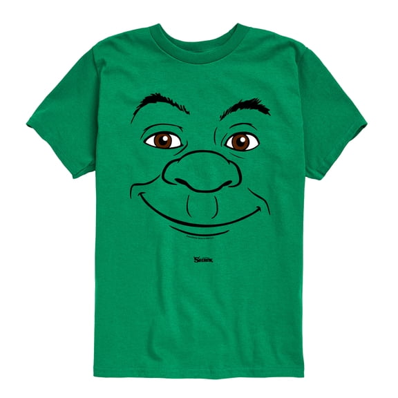Shrek - Shrek Face - Youth Boys Short Sleeve Graphic T-Shirt