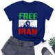 thumbnail image 5 of Tops de Cuello Alto para las Mujeres de la Carta de la Moda Impresa Blusas de Manga Corta, Camisas Casuales Suaves con Cuello Triple 弹性 Ajuste, Camiseta de Suéter de Uso Diario, 5 of 5